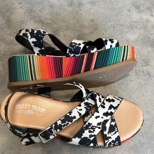 Nwot crazy train wedges